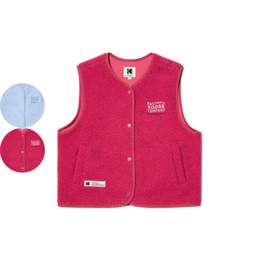 【WE ARE】韓國KODAK柯達羊羔毛馬甲背心K6122LFV11