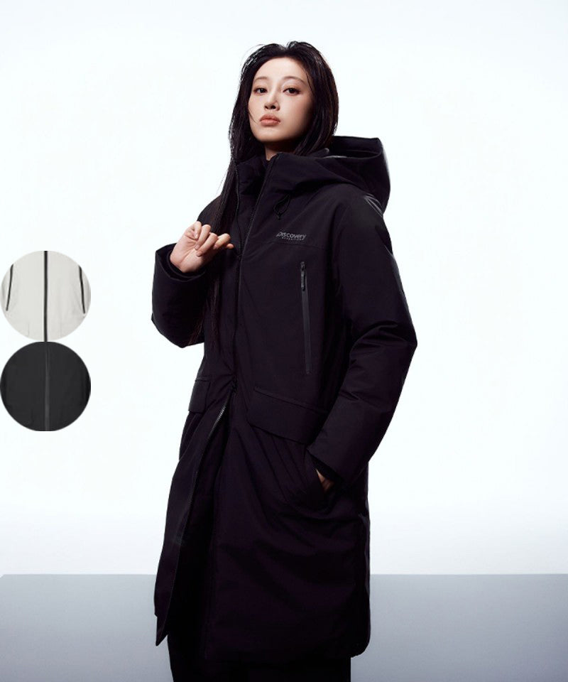 *Dis折扣款*女款【WE ARE】韓國Discovery Bertex長版鵝絨風衣外套DWDJ7V056