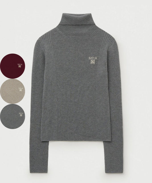 女款【WE ARE】韓國Satur針織高領毛衣SA253WKT30