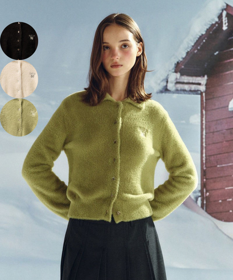 女款【WE ARE】韓國Satur毛絨開衫外套SA254WKC11