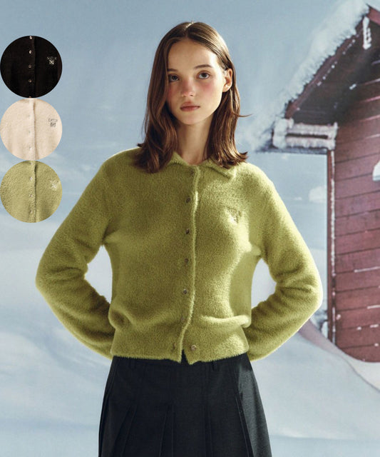 女款【WE ARE】韓國Satur毛絨開衫外套SA254WKC11