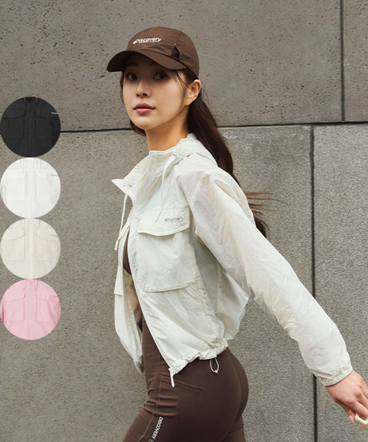 女款【WE ARE】韓國Discovery連帽防曬外套DWWJ94063