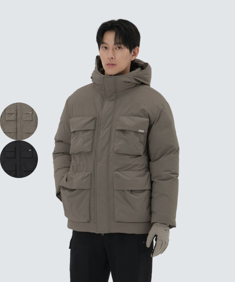 男款【WE ARE】韓國snow peak雪峰鴨絨連帽羽絨服外套S25WMGDJ64