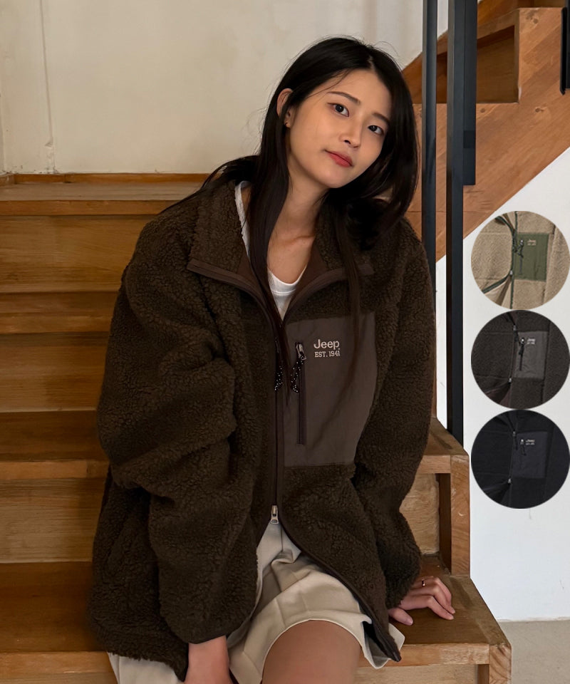 【WE ARE】韓國JEEP毛絨外套JR5TZU195