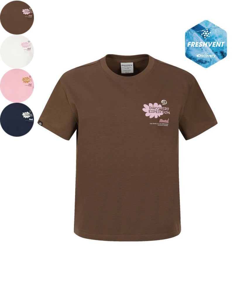 【WE ARE】韓國Discovery休閒短袖T恤DWRS98063