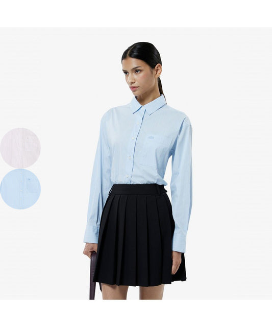 女款【WE ARE】韓國LACOSTE鱷魚襯衫CF292E55N