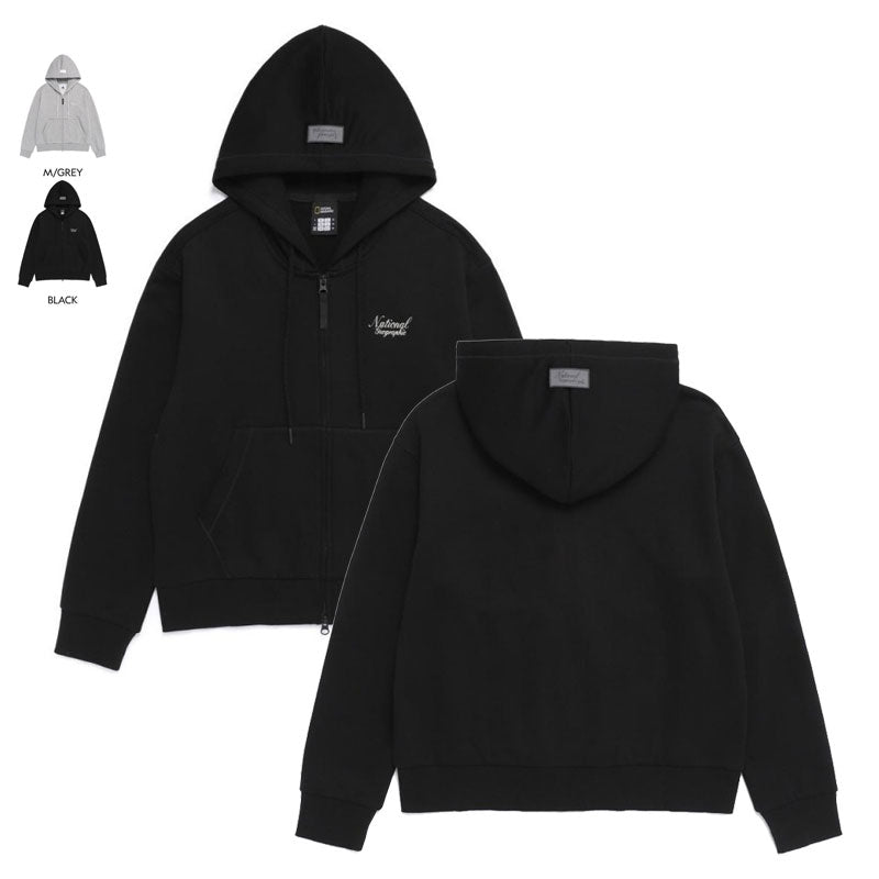 女款【WE ARE】韓國國家地理連帽拉鏈外套N261WFT050