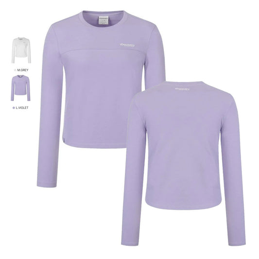 女款【WE ARE】韓國Discovery修身長袖T恤DWRL42061