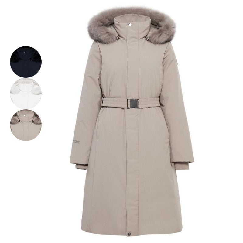 女款【WE ARE】韓國EIDER Lahenne 中長款鵝絨外套 DWW25526