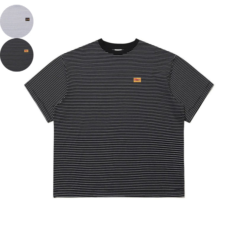加大版【WE ARE】韓國KODAK柯達休閒條紋短袖T恤K6223LRS50