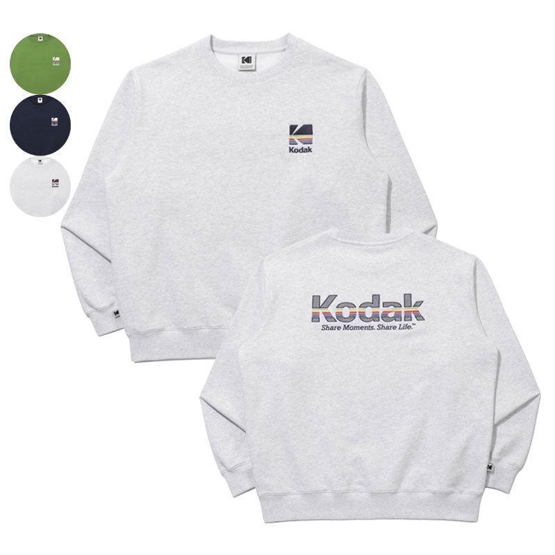 【WE ARE】韓國KODAK柯達圓領大學T衛衣K6123LFSP1