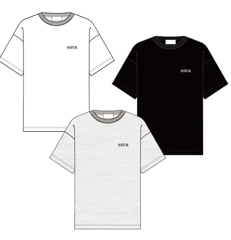 Satur折扣款 3件裝【WE ARE】韓國Satur休閒短袖T恤3 PACK SA262UTS16