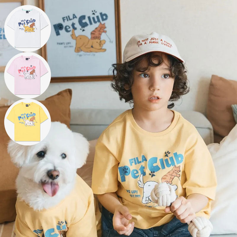 【WE ARE】韓國FILA KIDS休閒短袖T恤FK262RS07X008