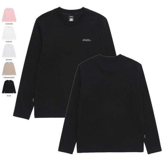 男女同款【WE ARE】韓國國家地理長袖T恤N261UTS050