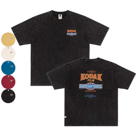 中性款【WE ARE】韓國KODAK柯達刷舊短袖T恤K6223LRS11