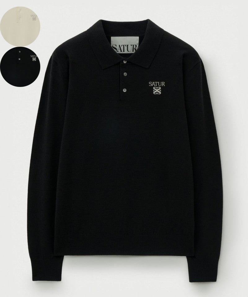 男款【WE ARE】韓國Satur針織POLO衫毛衣SA253MKT34