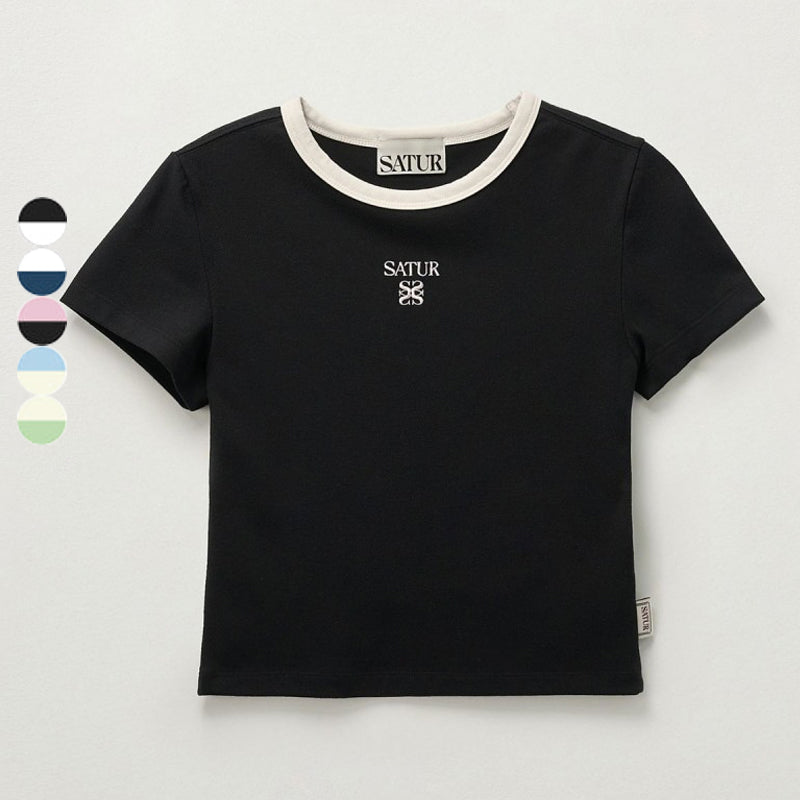 女款【WE ARE】韓國Satur休閒短袖T恤SA252WTS32