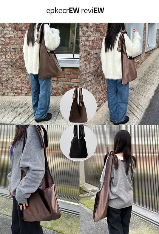 【WE ARE】韓國Archivepke Velvet knotted bag OVBSX26101