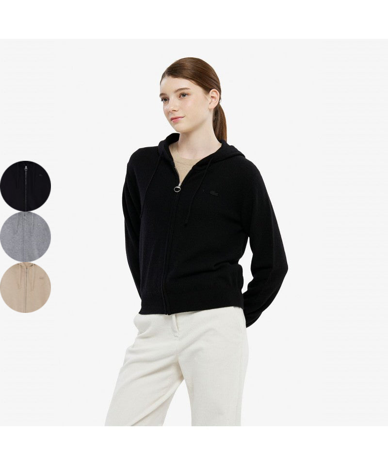 女款【WE ARE】韓國LACOSTE鱷魚開衫外套AF401E55N