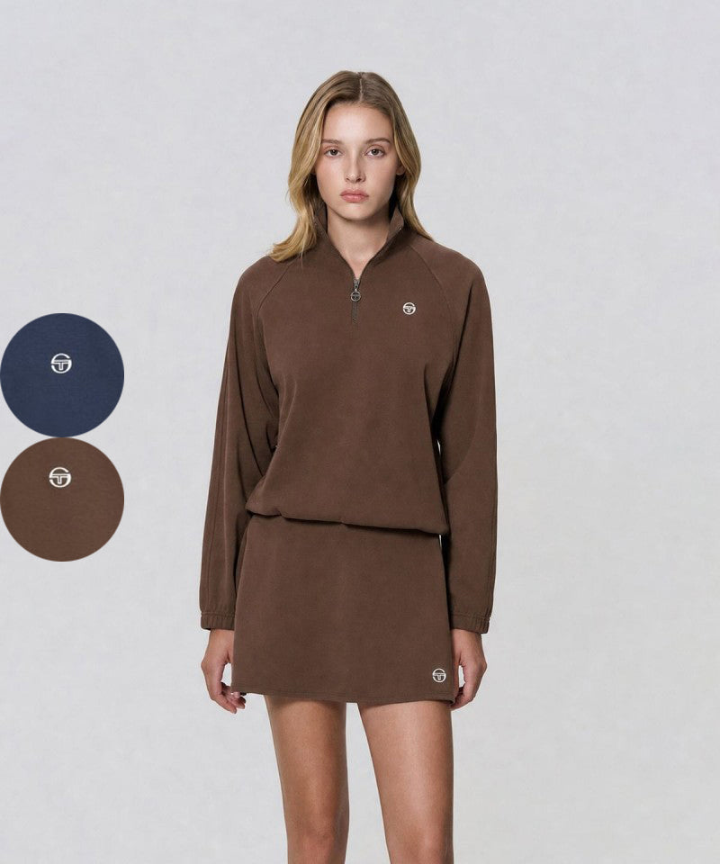 【WE ARE】韓國SERGIO TACCHINI 落肩半拉鏈大學T TWMT15264