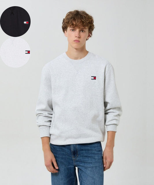 男款【WE ARE】韓國TOMMY JEANS 基礎款小logo內刷毛大學T T32G7TTO26TMT1