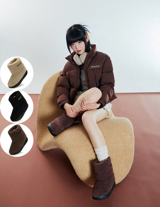 *Dis特價款*（建議大一碼）【WE ARE】韓國Discovery毛絨短靴子DXSH6414N