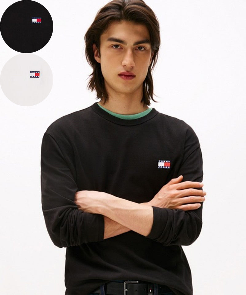 男款【WE ARE】韓國TOMMY JEANS logo休閒長袖棉T  T32G7TTO24TMT1