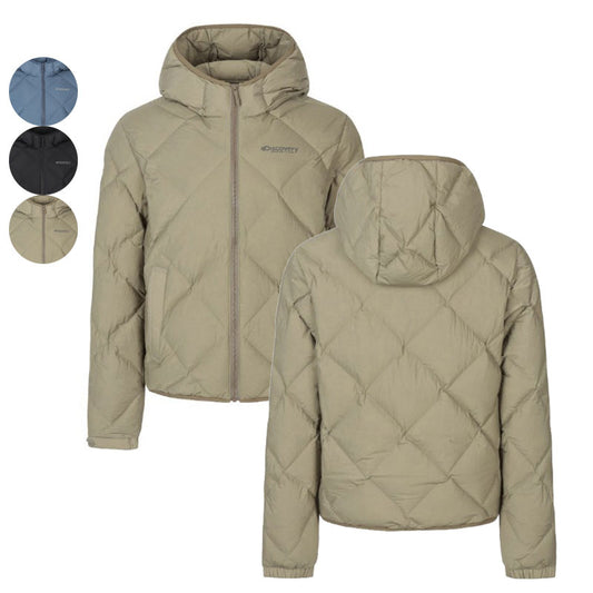 女款【WE ARE】韓國Discovery菱紋鵝絨輕羽絨外套外套DWDJ78056