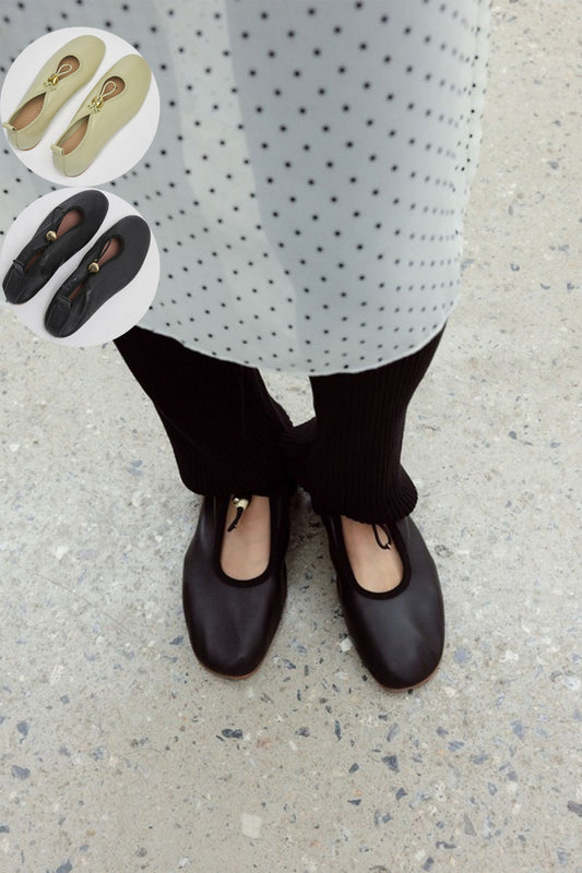 【WE ARE】韓國Archivepke Luv string flat休閒平底鞋OK1DX26002