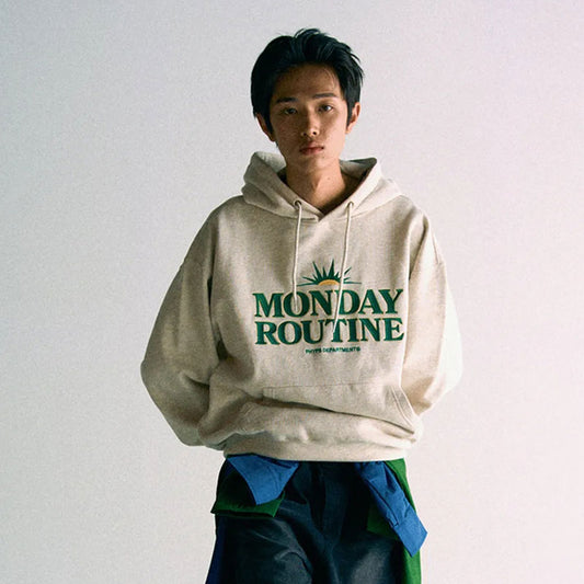 限時折扣【WE ARE】韓國PHYPS連帽大學T衛衣PD01HD0004