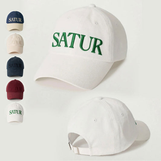 【WE ARE】韓國Satur 大logo休閒棒球帽SA261UAP01