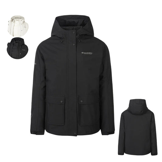 *Dis折扣款* 女款(衣長偏長）【WE ARE】韓國Discovery三合一鴨絨連帽外套DWJP32056