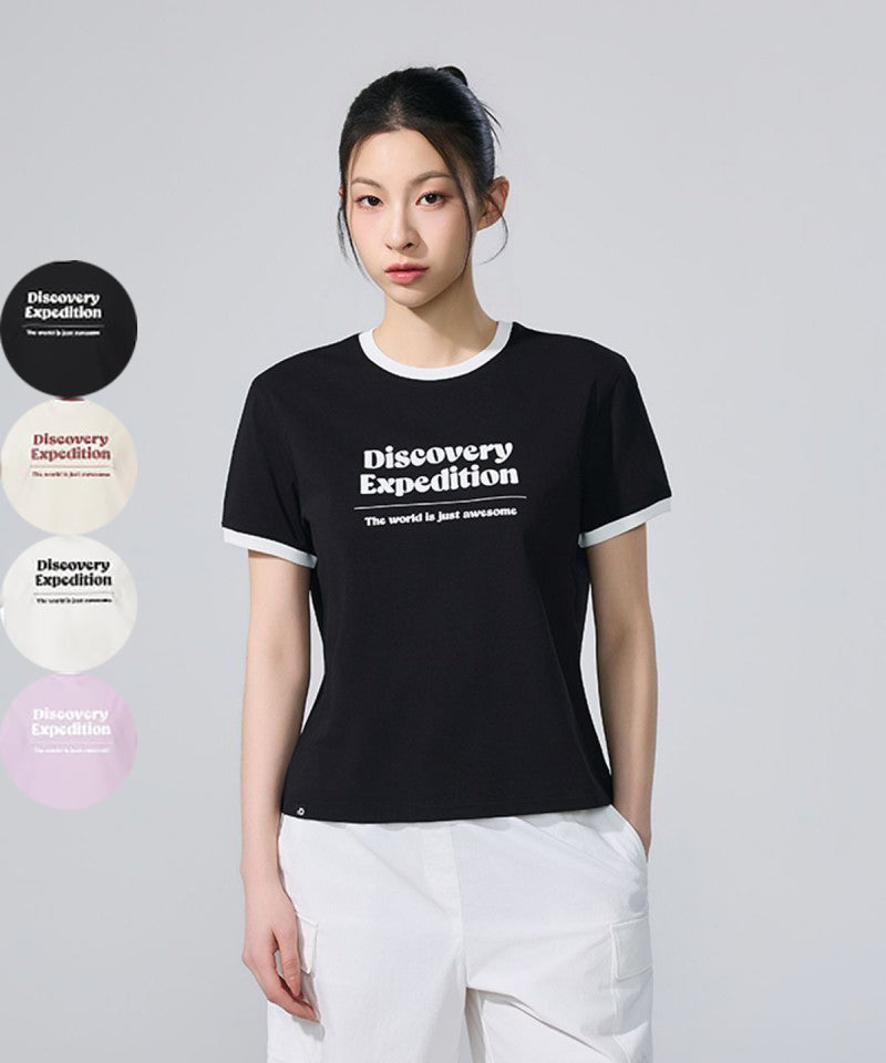 【WE ARE】韓國Discovery休閒短袖T恤DWRS94063