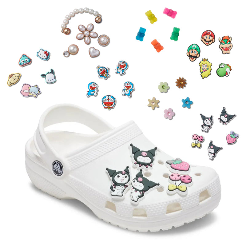 扣件【WE ARE】韓國Crocs休閒涼鞋配件洞洞鞋扣件裝飾品