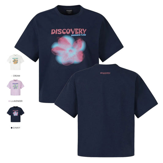 女款【WE ARE】韓國Discovery休閒速乾印花T恤DWRS9N063