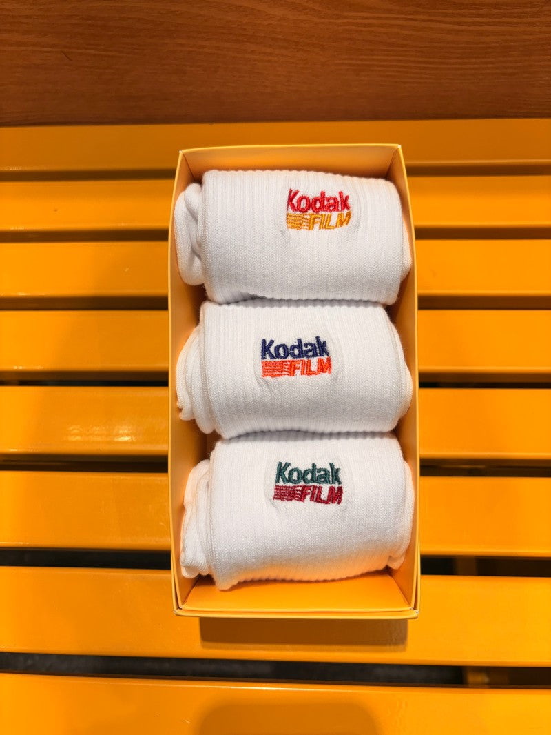 【WE ARE】韓國KODAK柯達休閒棉襪（3雙一組）K6143LSC30