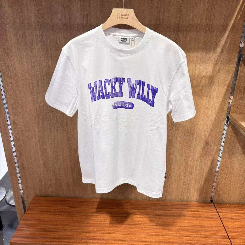 【WE ARE】韓國wacky Willy 刷舊LOGO短袖T恤WA2502ST19