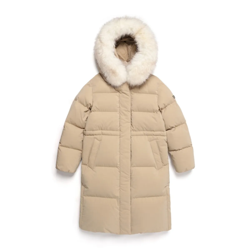 ＊折扣款女款【WE ARE】韓國NG國家地理 連帽（帽不可拆）長版鵝絨羽絨外套N244WDW171