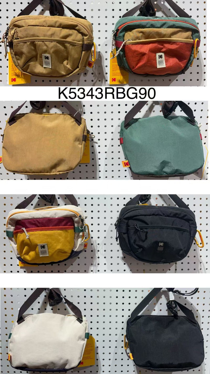 【WE ARE】韓國KODAK柯達 拼色斜背包 K5343RBG90