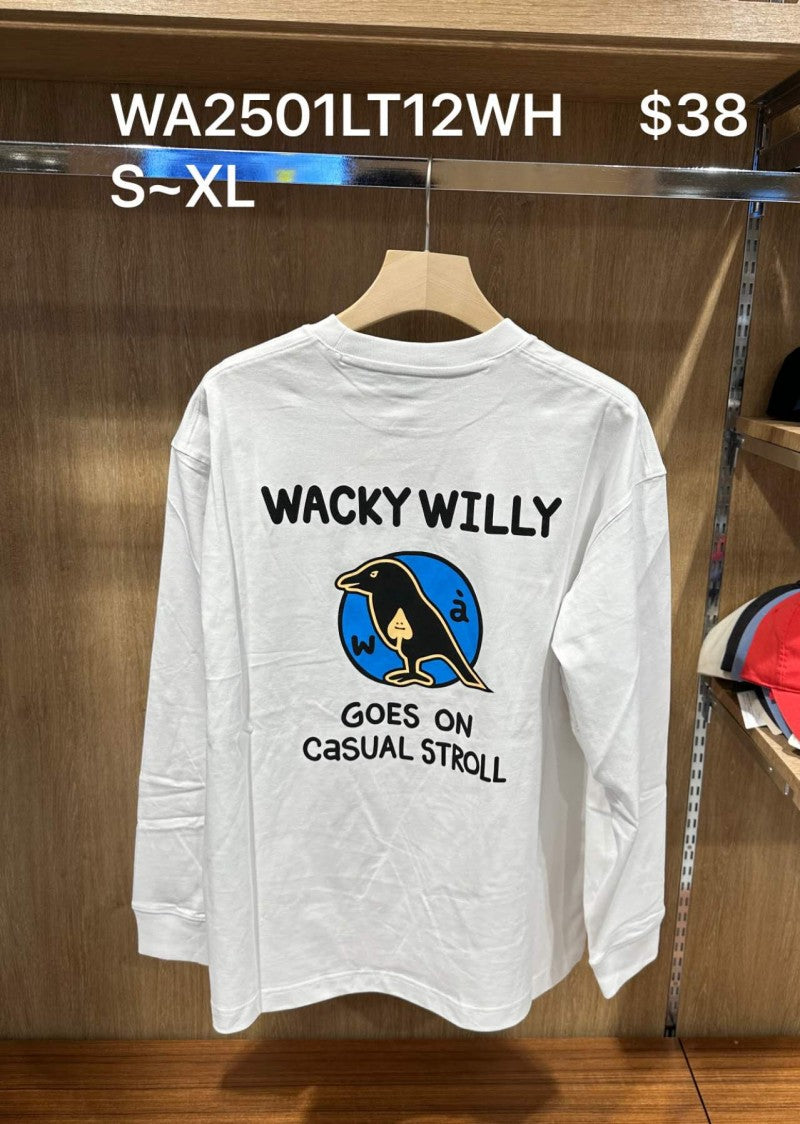 【WE ARE】韓國wacky Willy長袖T恤WA2501LT12