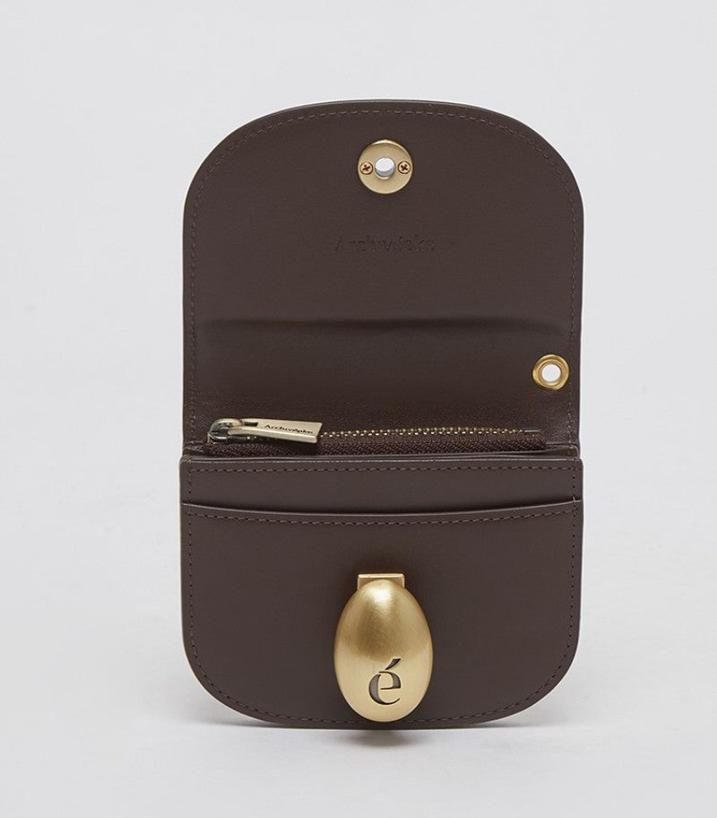 【WE ARE】韓國Archivepke Egg mini wallet 雞蛋扣皮夾OVADX24504