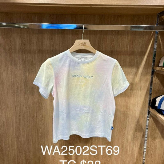 【WE ARE】韓國wacky Willy暈染短袖T恤WA2502ST69