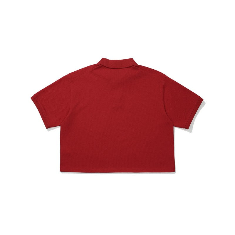 Women's [WE ARE] Korean KODAK Kodak short version POLO short sleeve K5222ETS32