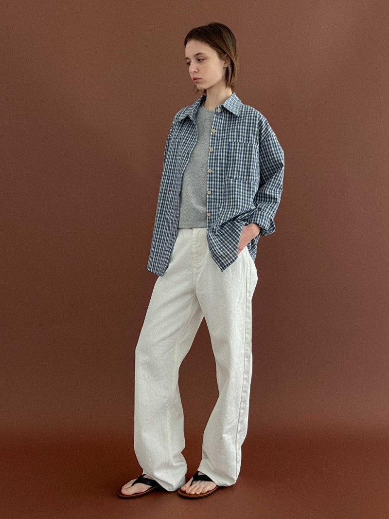 【WE ARE】韓國STUDIO SALT格子襯衫MIUCHECKSHIRT