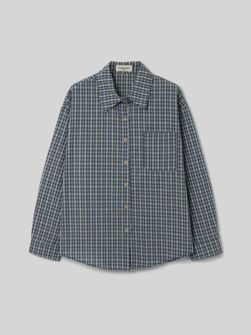 【WE ARE】韓國STUDIO SALT格子襯衫MIUCHECKSHIRT