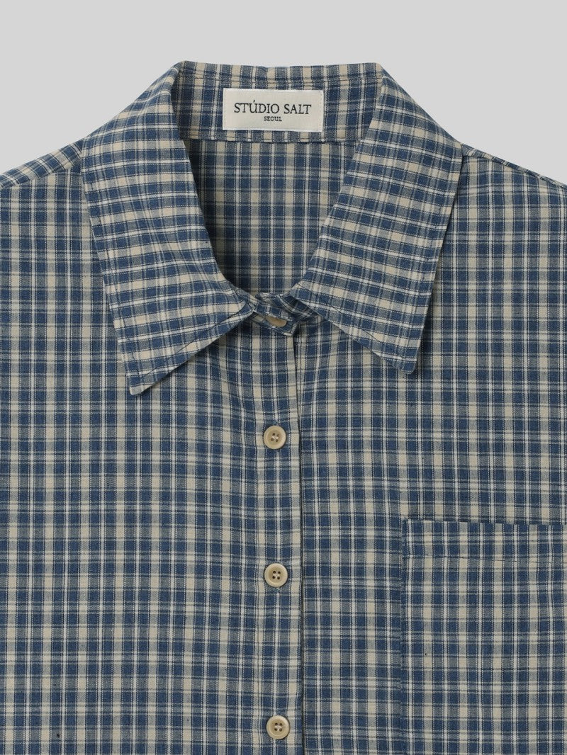 【WE ARE】韓國STUDIO SALT格子襯衫MIUCHECKSHIRT