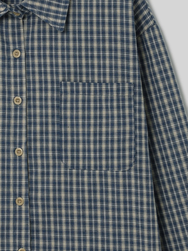 【WE ARE】韓國STUDIO SALT格子襯衫MIUCHECKSHIRT