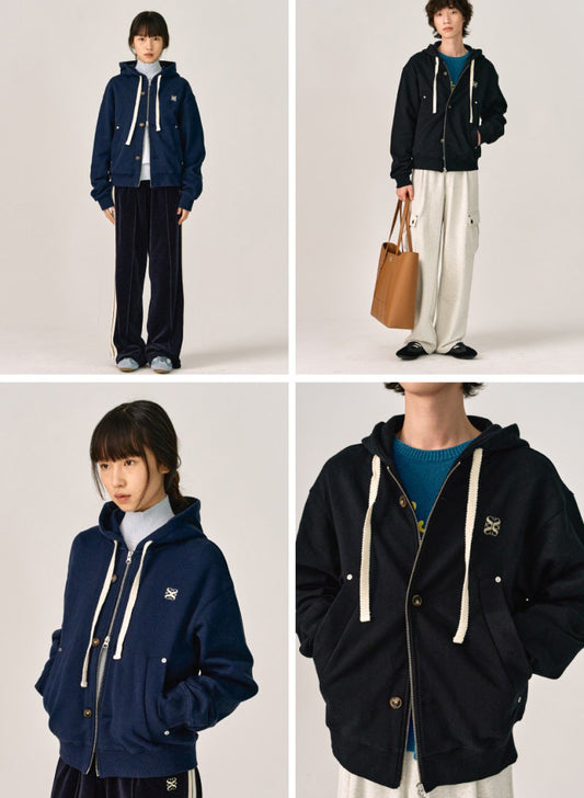 Unisex【WE ARE】Korea Satur Hooded Jacket SA251UTJ04/SA243TJ22