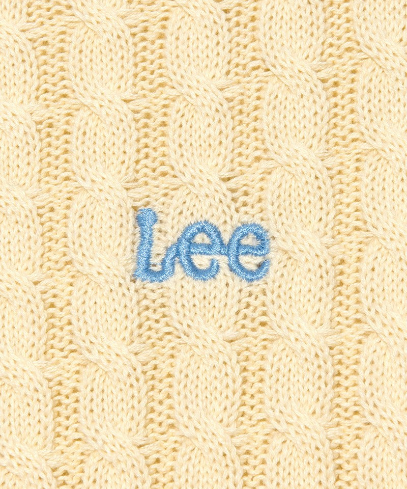 Women's [WE ARE] Korean LEE twisted knit short-sleeved T-shirt LE2502KT63