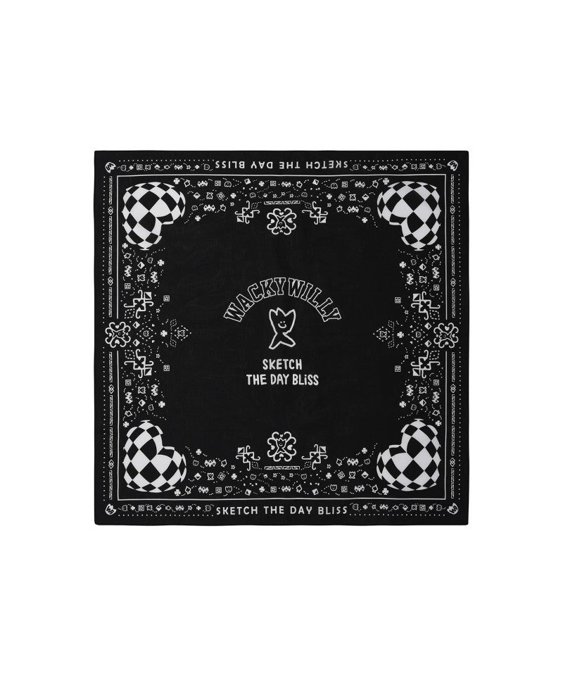 【WE ARE】韓國wacky Willy 絲巾 WA2501TC34